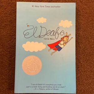 book, El Deafo by Cece Bell, blue